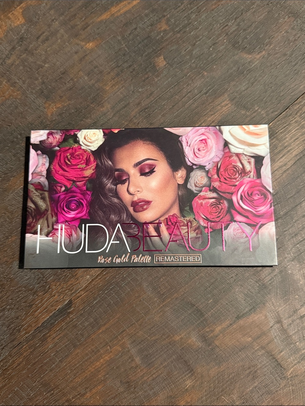 Huda Beauty Rose Gold Remastered Eyeshadow Palette Full Size